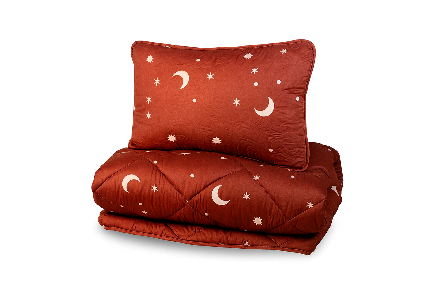 Pilotă de iarnă + 2 perne 50x70 - Lună și Stele