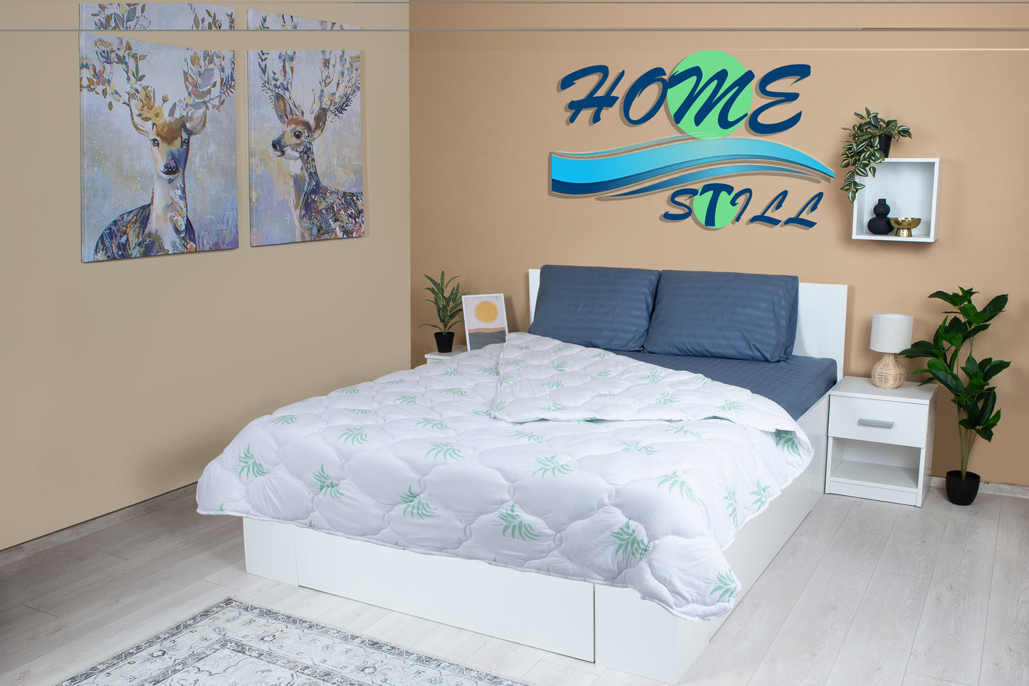 Pilota Aloe Vera 200x220+2 Perne Aloe Vera 50x70