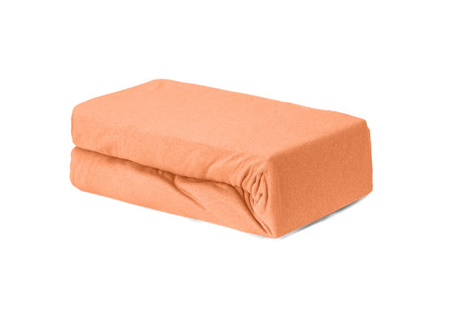 Cearceaf cu elastic din bumbac organic - orange