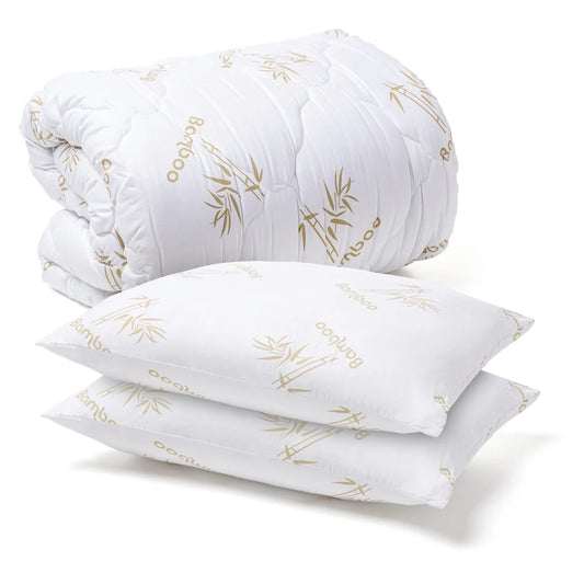 Pilota  Bamboo 200x220+2 Perne Bambus 50x70