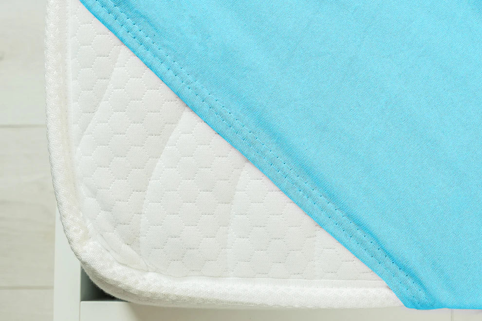 Cearceaf cu Elastic Jersey - Albastru