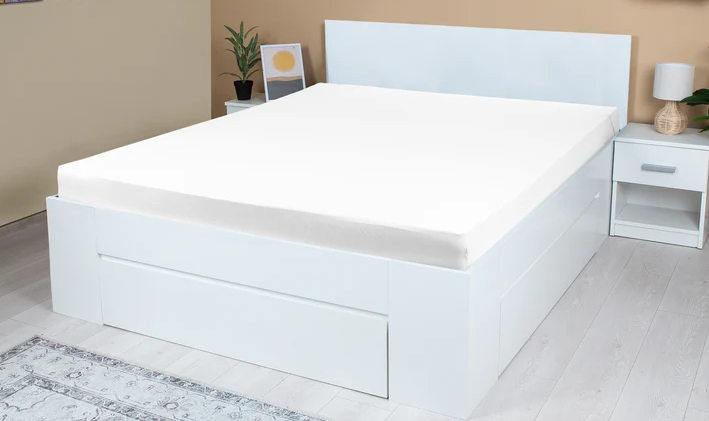 Cearceaf cu Elastic Jersey - Alb