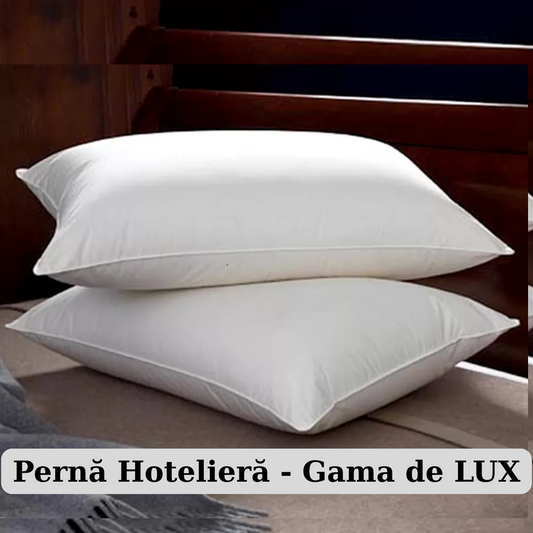 Pernă Hotelieră - puf și pene gască