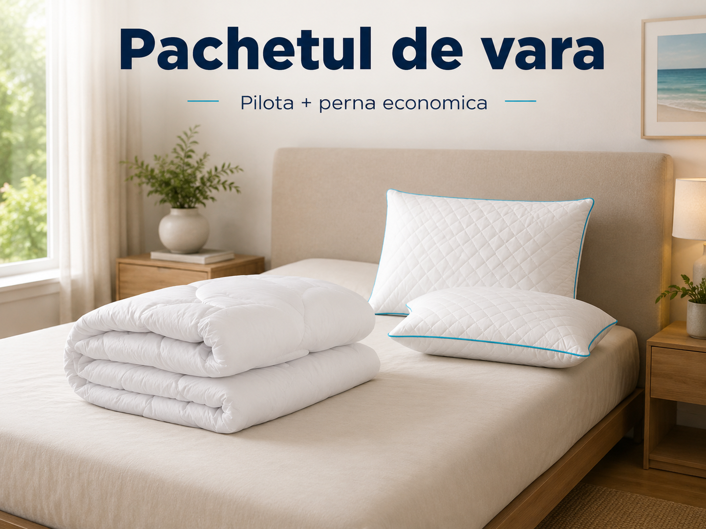 Pilota de vara + Perne Economice Premium