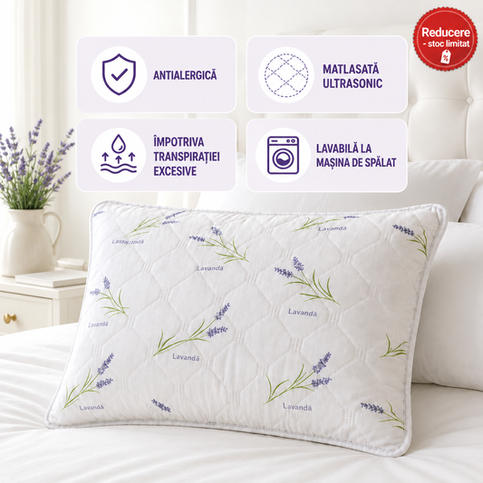 Perna Lavender Anti-Alergenică