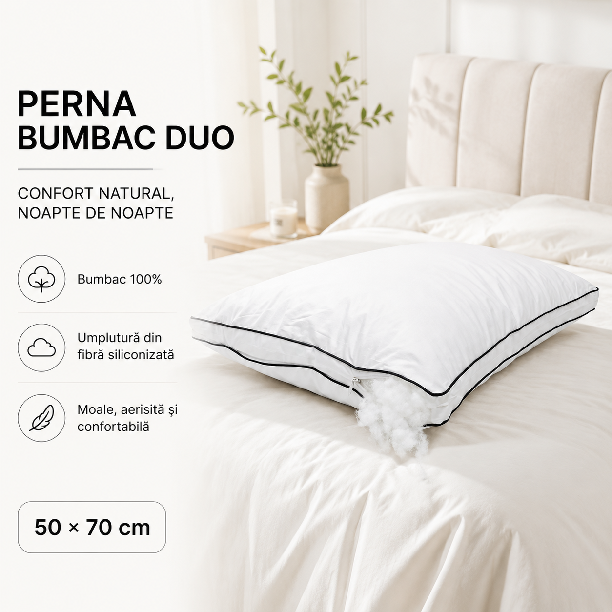 Perna din Bumbac DUO - fresh