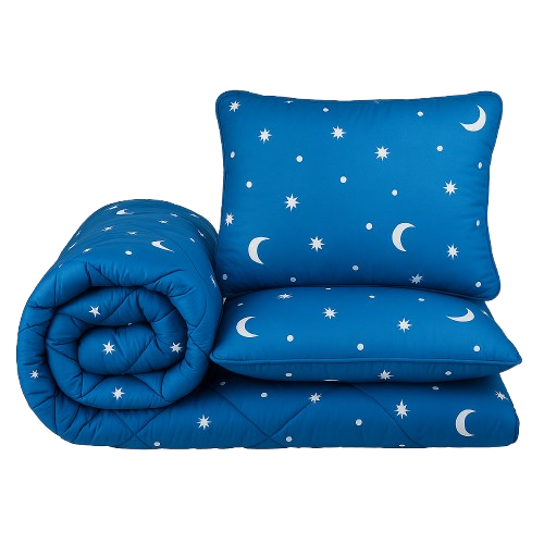 Pilotă de iarnă + 2 perne 50x70 - Lună și Stele