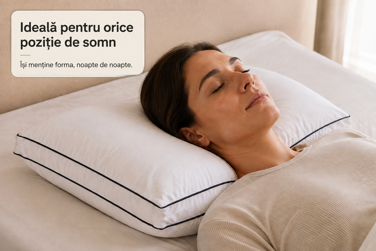 Perna Antialergica din Bumbac 100%  DUO 50x70