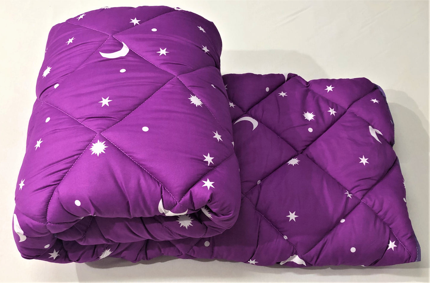 Pilotă de iarnă matlasată "Luna și Stele"