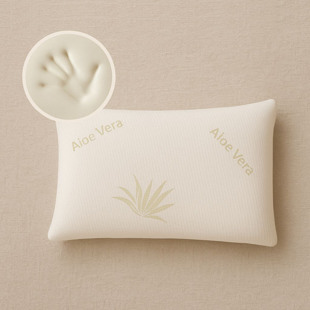 PERNA CERVICALA CU SPUMA DE MEMORIE ALOE VERA