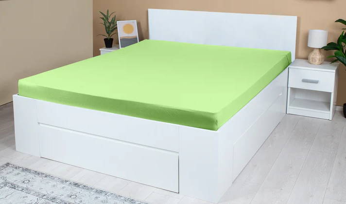 Cearceaf cu Elastic Jersey - Verde