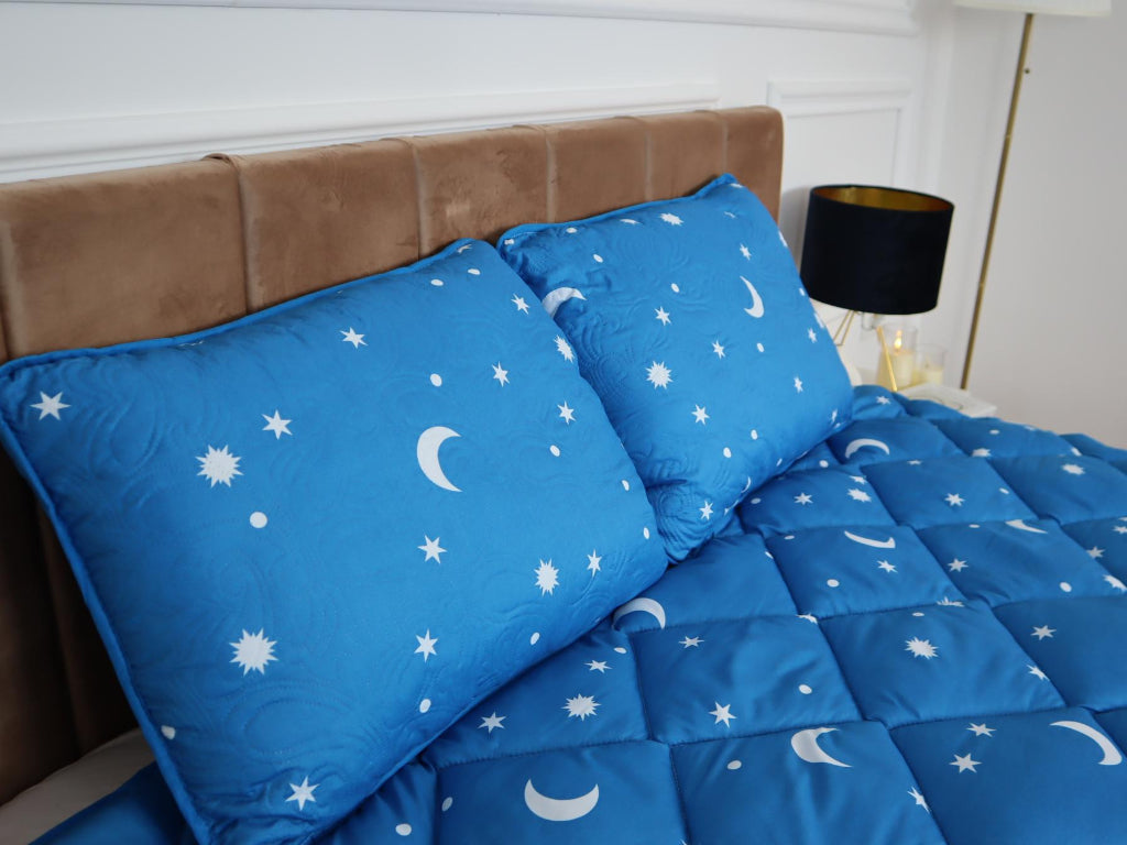 Pernă matlasată "Luna și Stele"