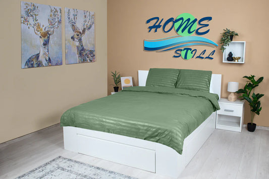 Lenjerie damasc microsatinat 2 persoane color